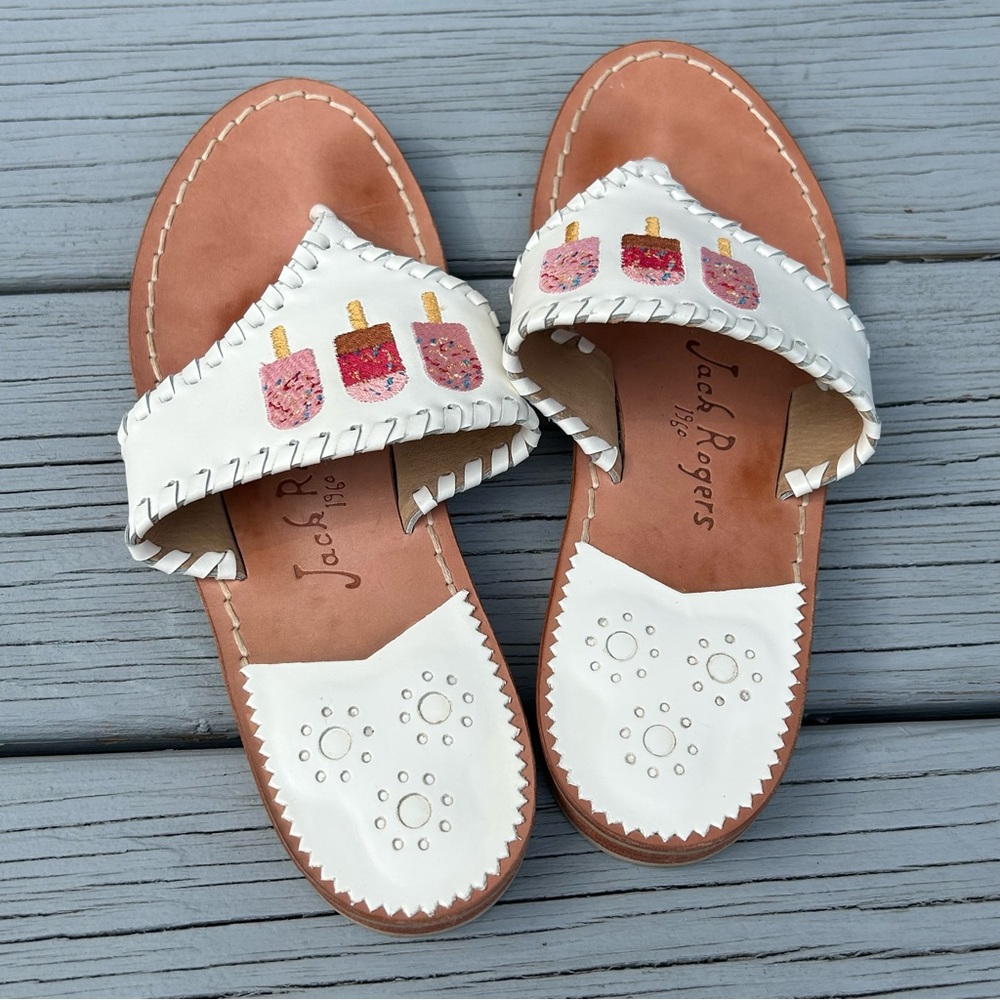 Embroidered Ice Cream Jack Rogers Sandals - Picture 6 of 6